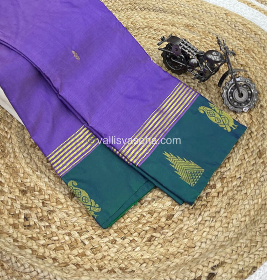 Semi Silk Saree - Kanchi Pattu Style - VVSSS004