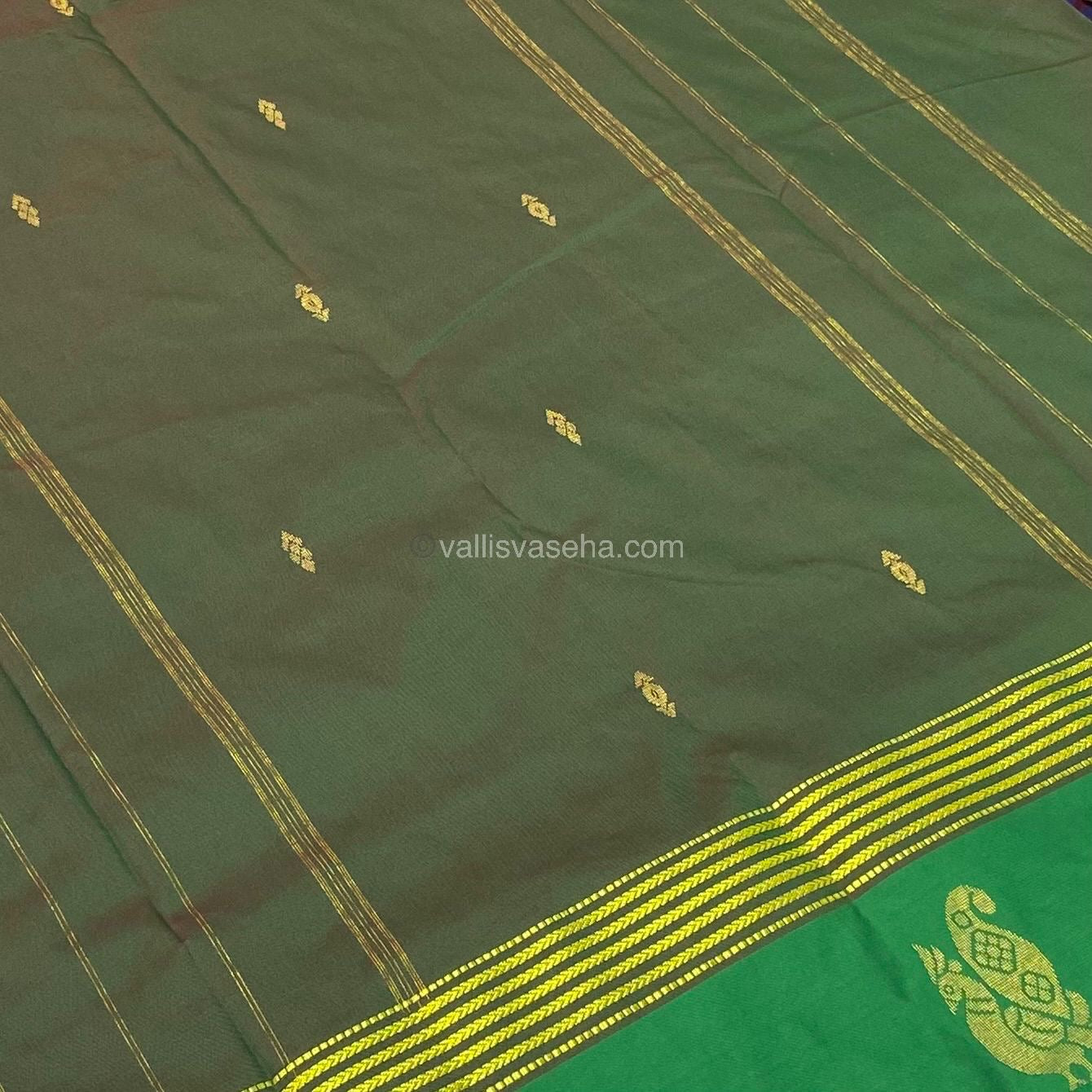 Semi Silk Saree - Kanchi Pattu Style - VVSSS004