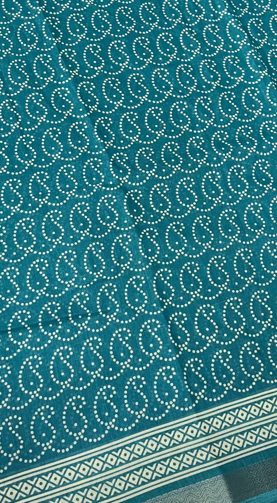 Casual Wear - Fancy Mixed Muslin Cotton - Blue Shade - VVFMC003
