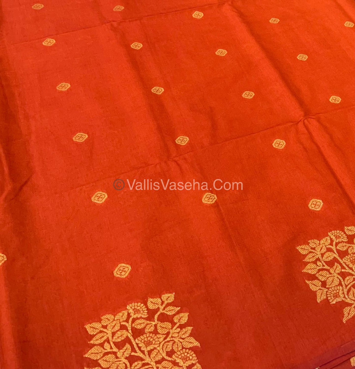 Mulberry Semi Silk - Rust Orange Shade - VVMSS002