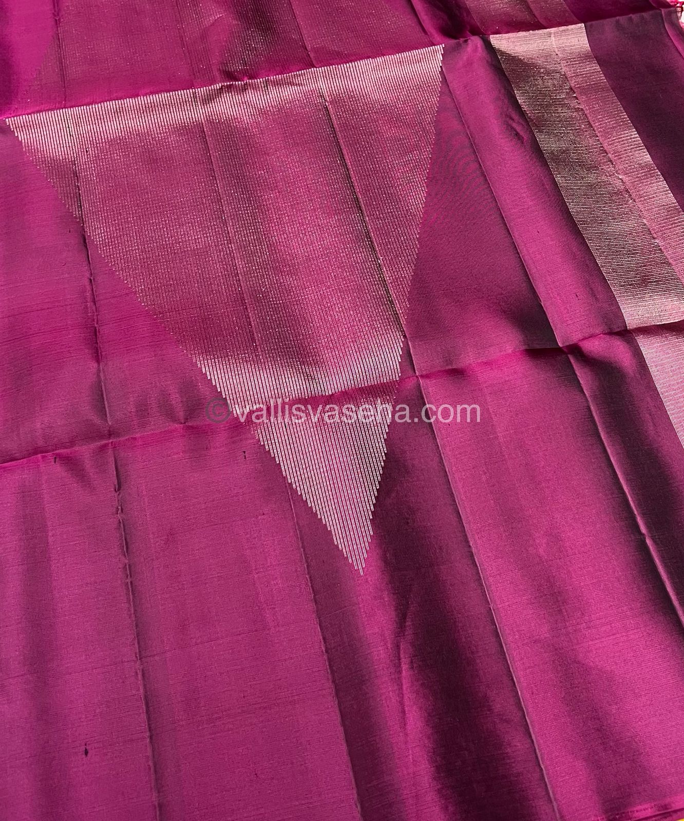 Pure Soft Silk Saree - Border less - VVPSS032