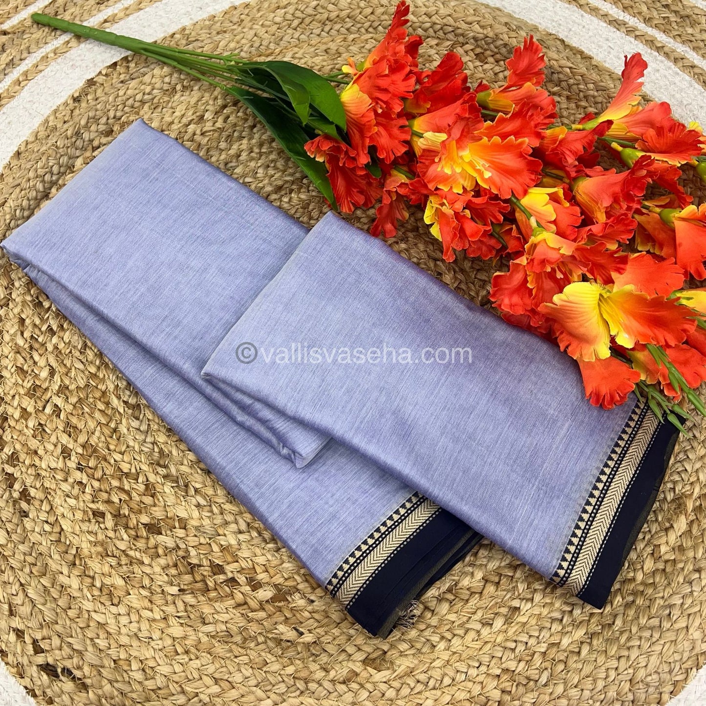 Narayanapet Mercerised Cotton Saree - VVNMC001