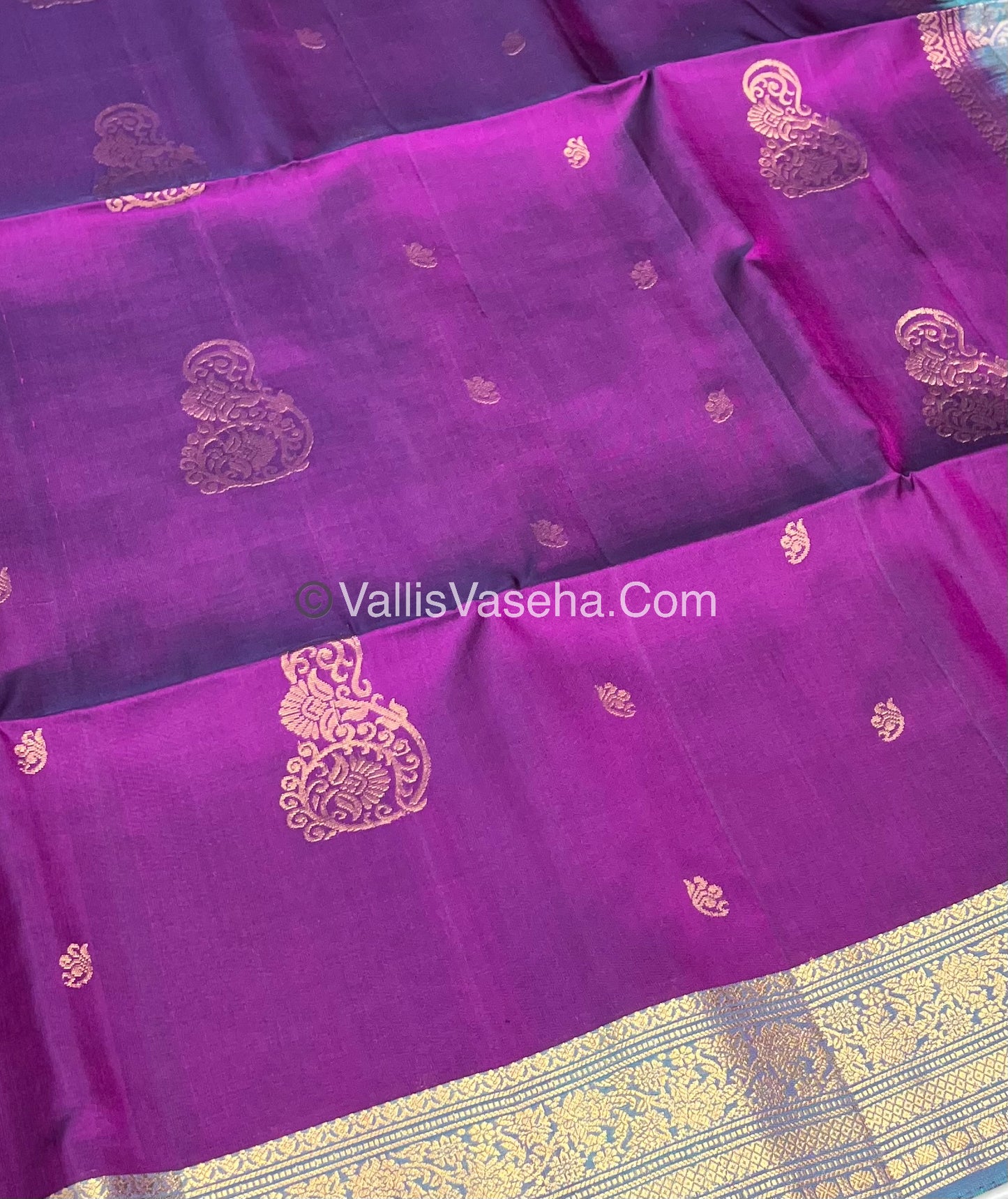 Pure Soft Silk Saree - Kanchi Border - VVPSS033