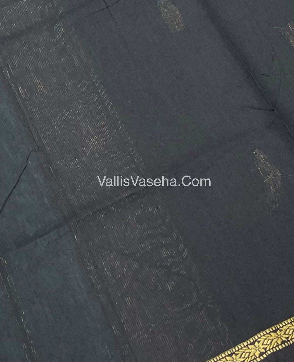 Semi Maheshwari Silk Cotton Saree - VVMSC002