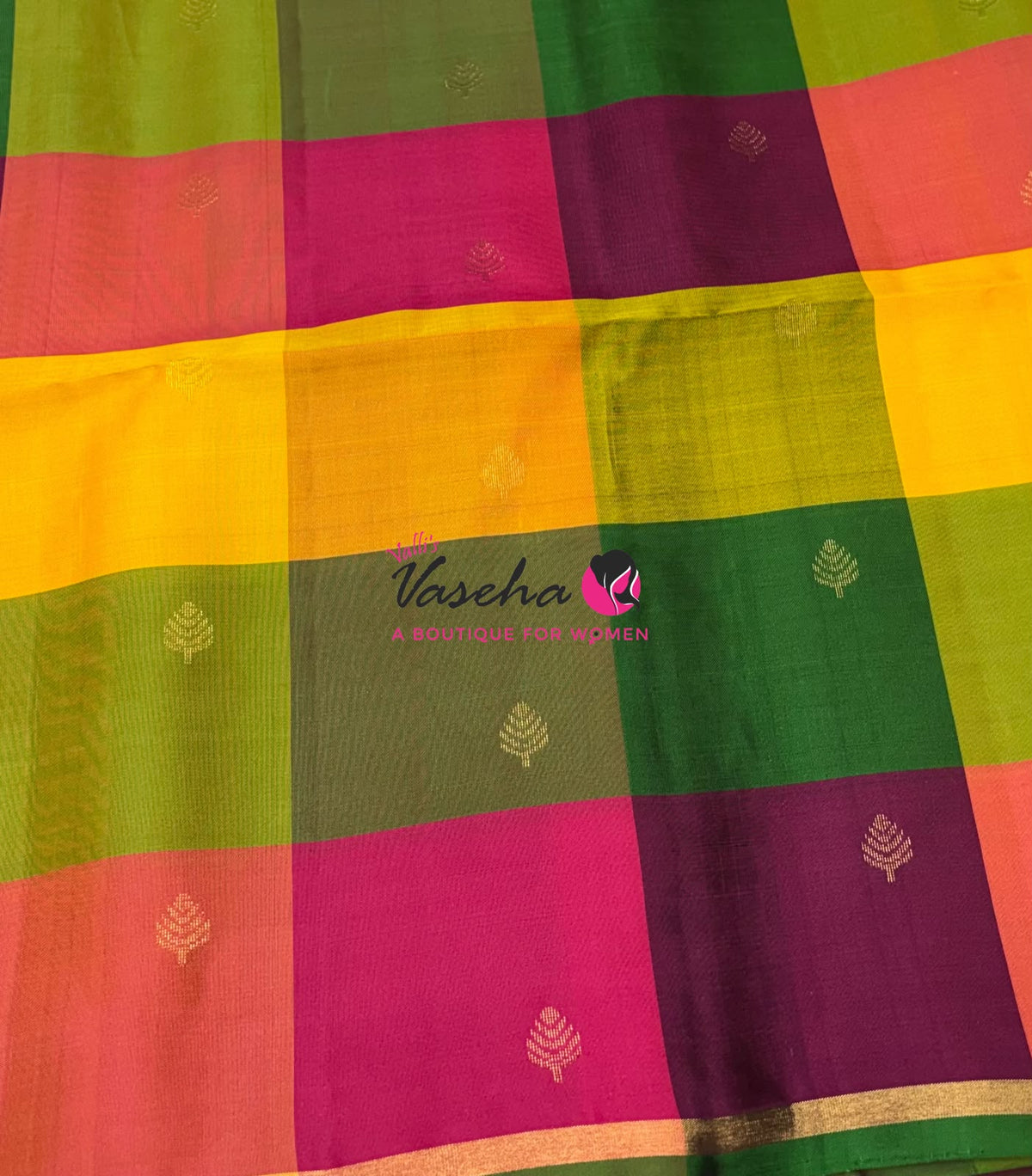 Pure Soft Silk Saree - Partly Pallu - Half & Half Saree - Blue - VVPSS088