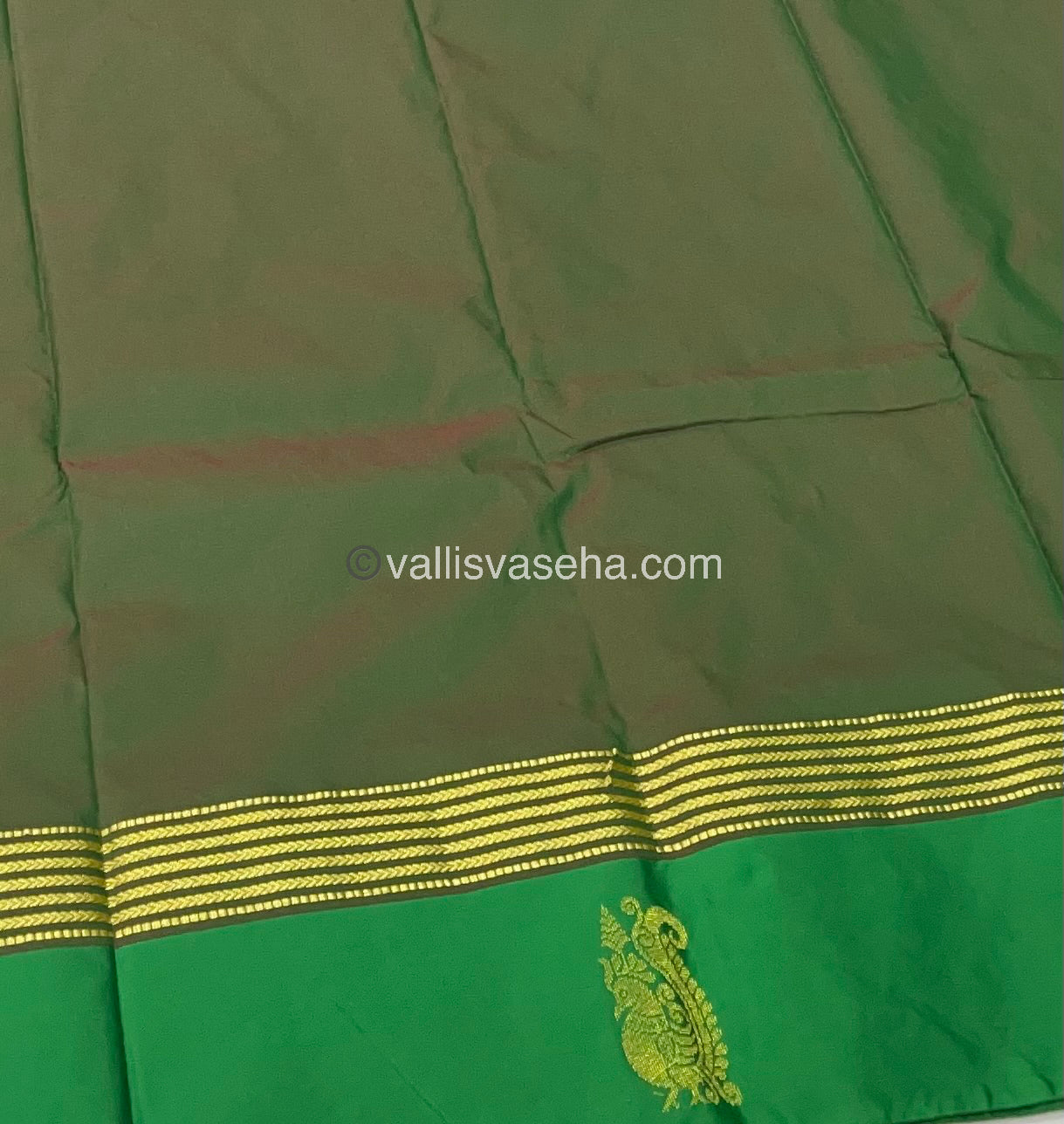 Semi Silk Saree - Kanchi Pattu Style - VVSSS004