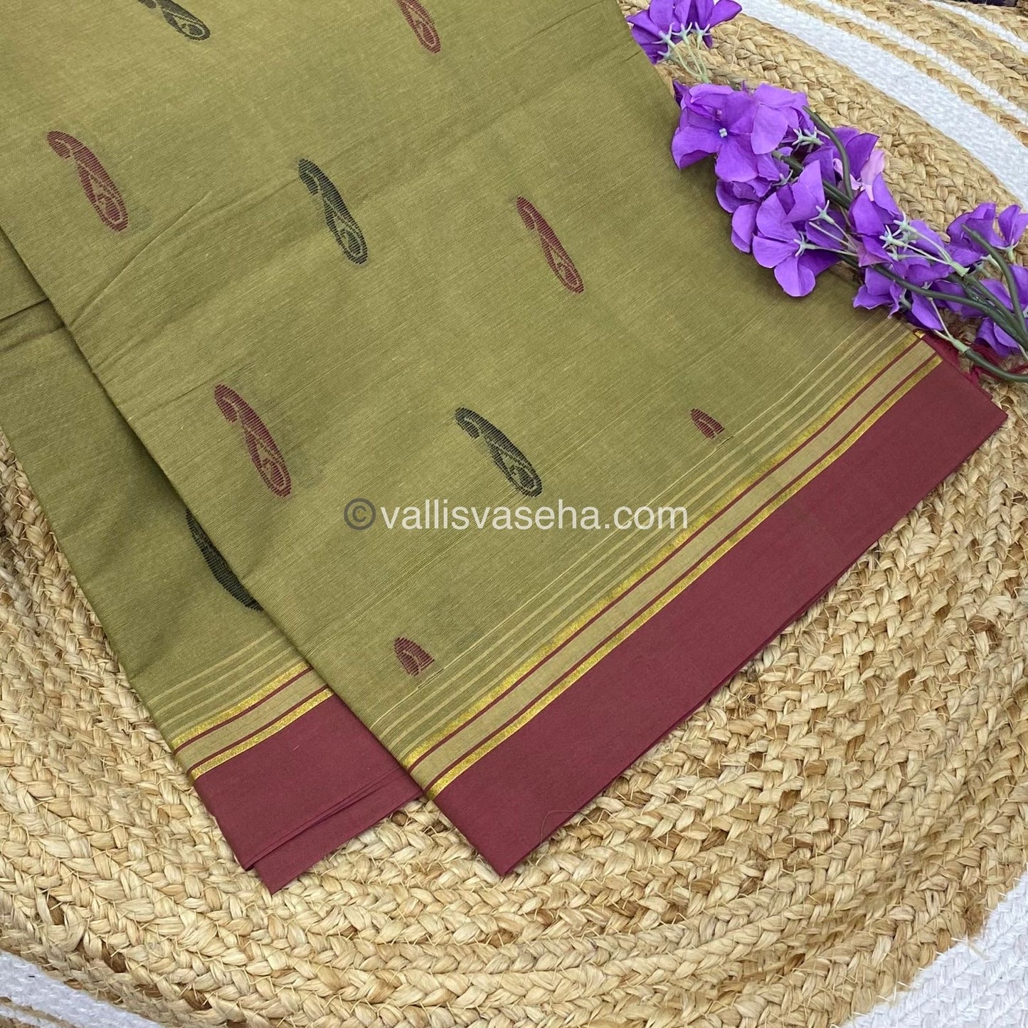 Handloom South Cotton Saree - VVSCS001