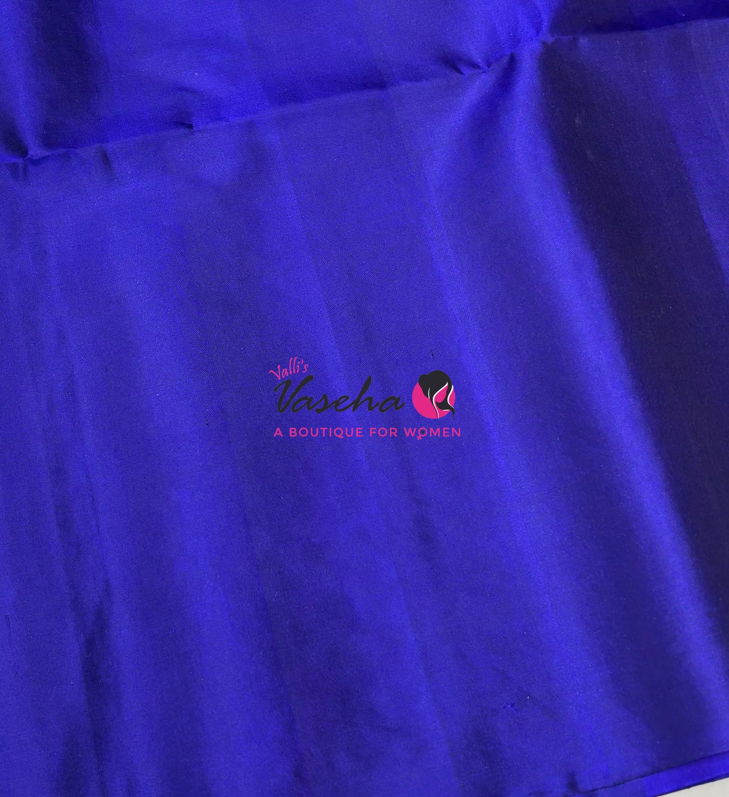 Pure Soft Silk Saree - Border Less - Violetish Blue Shade - VVPSS068
