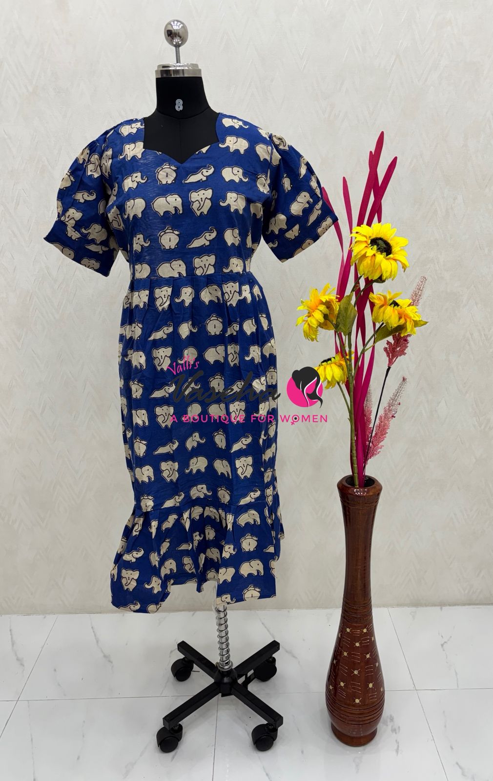 Ready Made - Kalamkari Frock - VVRKF002