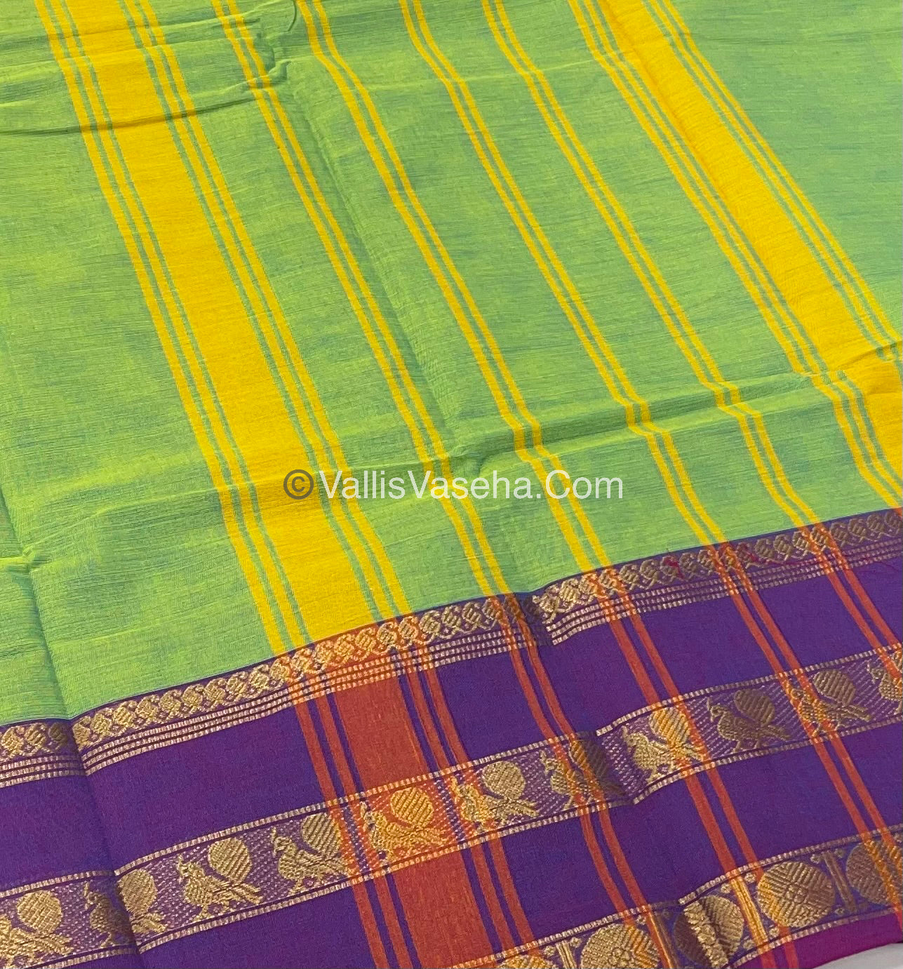 Kanchi Cotton Saree - VVKCS008