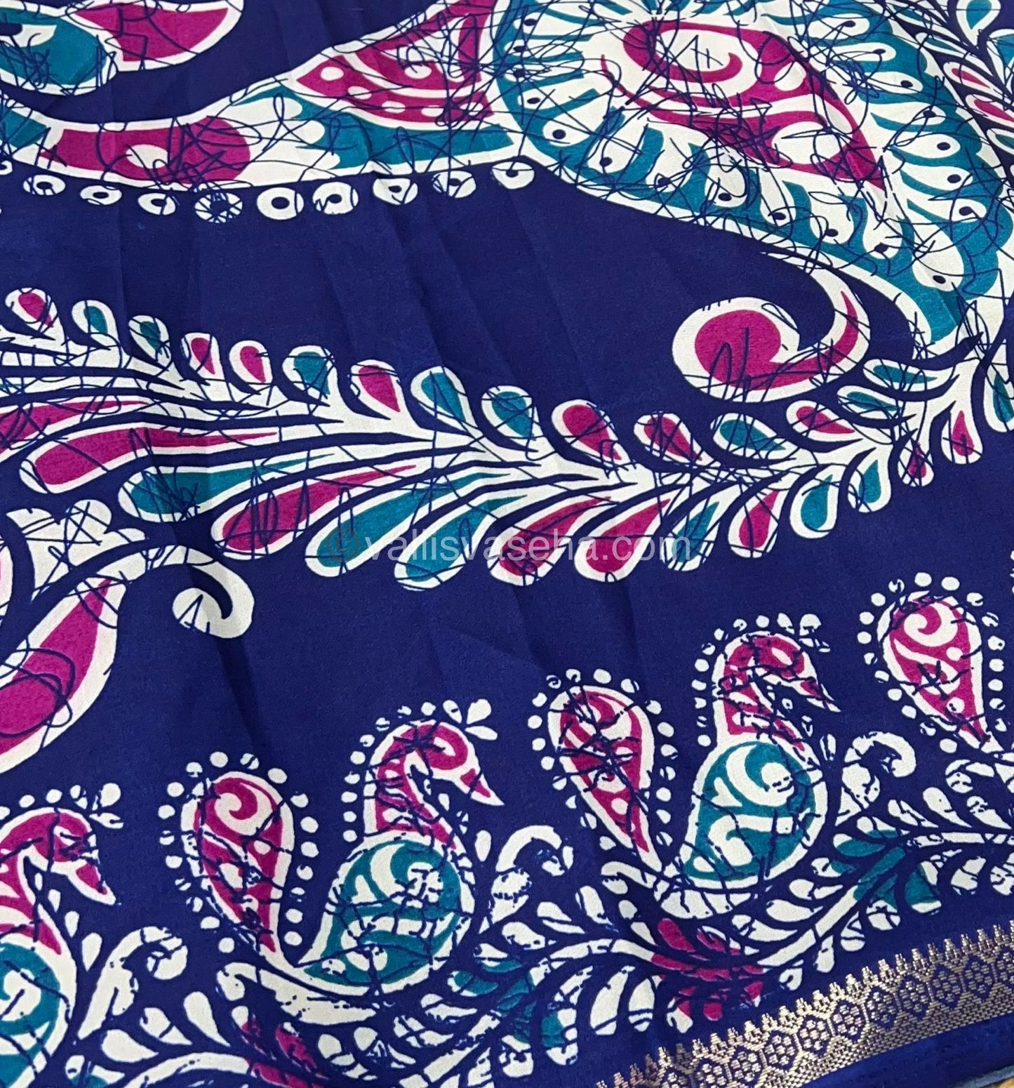 Budget Friendly Sarees - Casual Wear Sarees - Crackle Silk - VVCS001