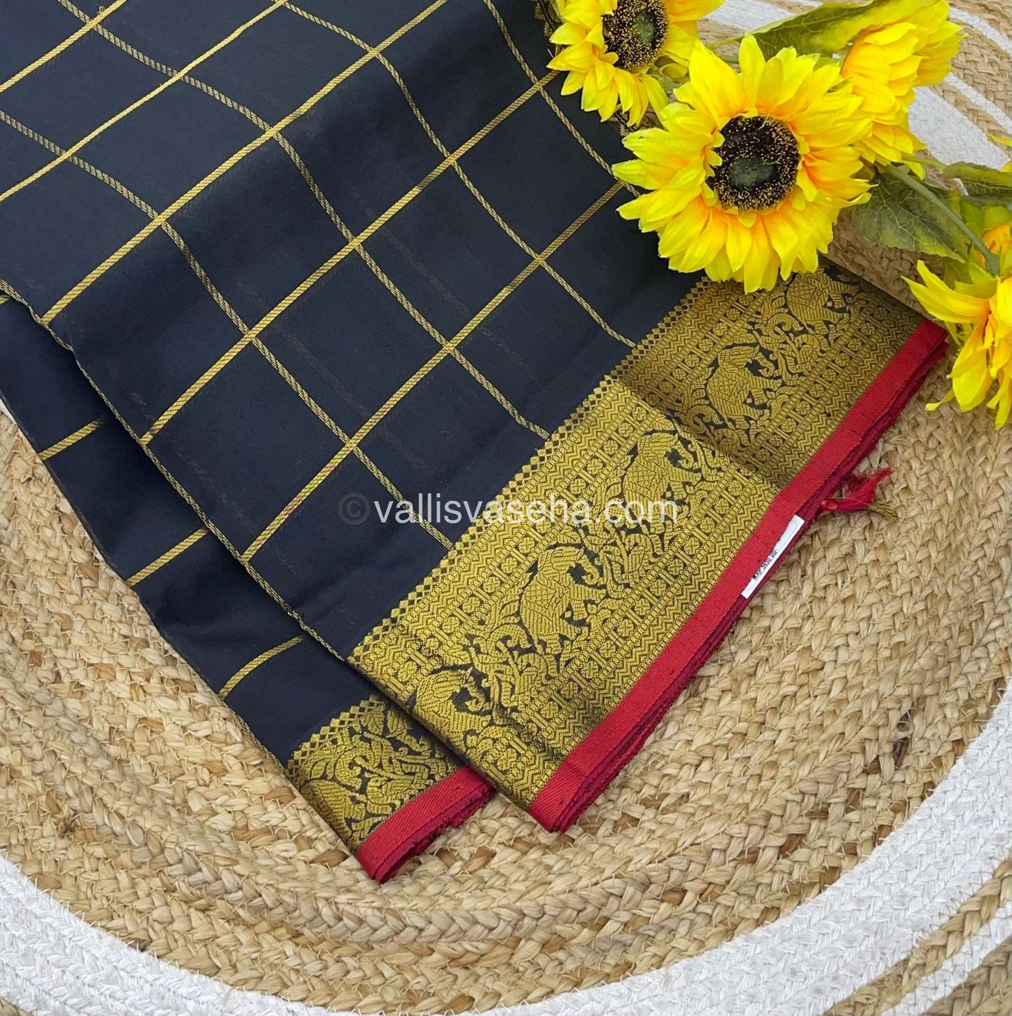 Pure Silk Cotton Saree - Border Vanasingara Design - VVBV001