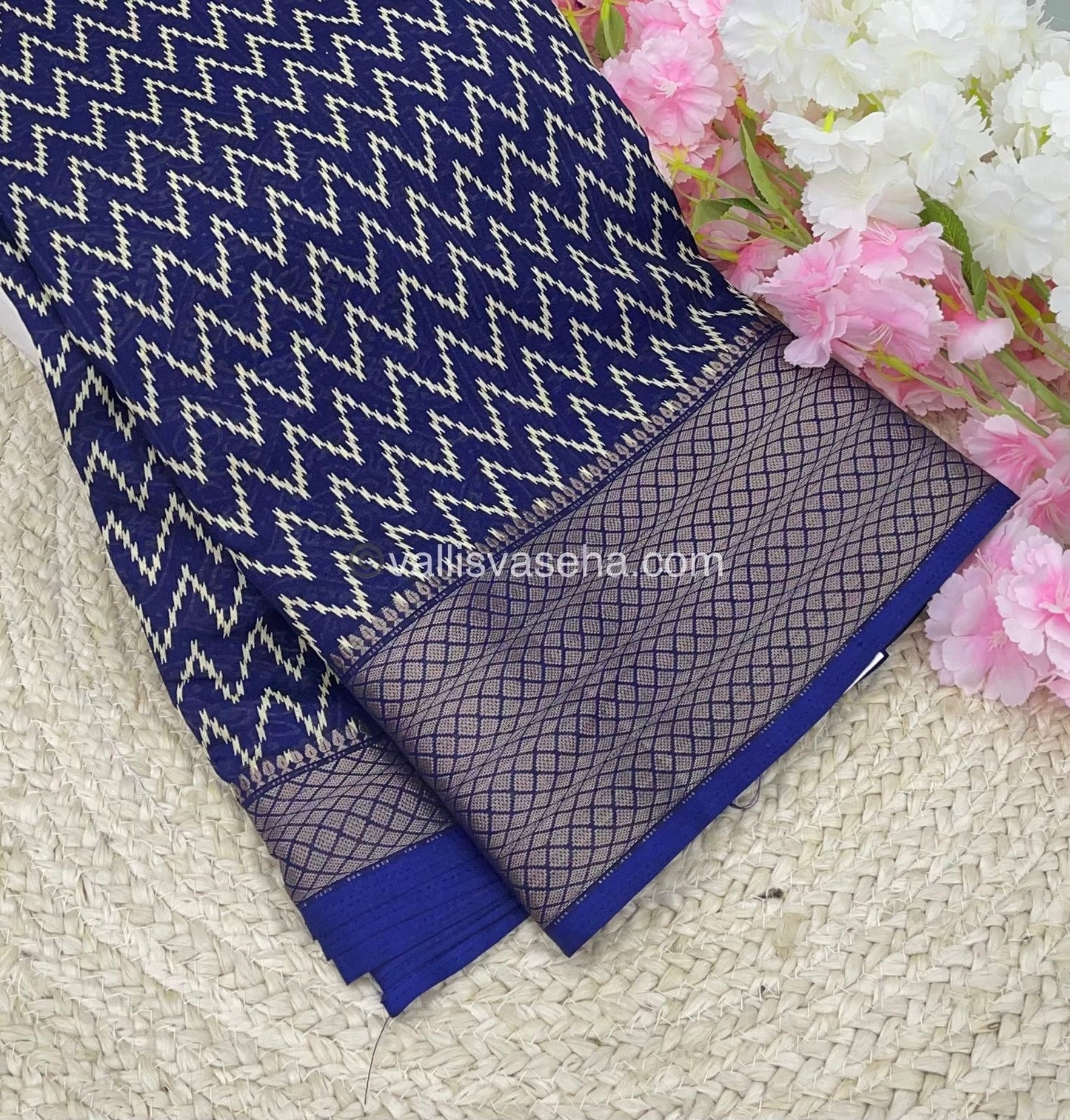 Semi Binny Silk - Blue Shade - VVSBS002