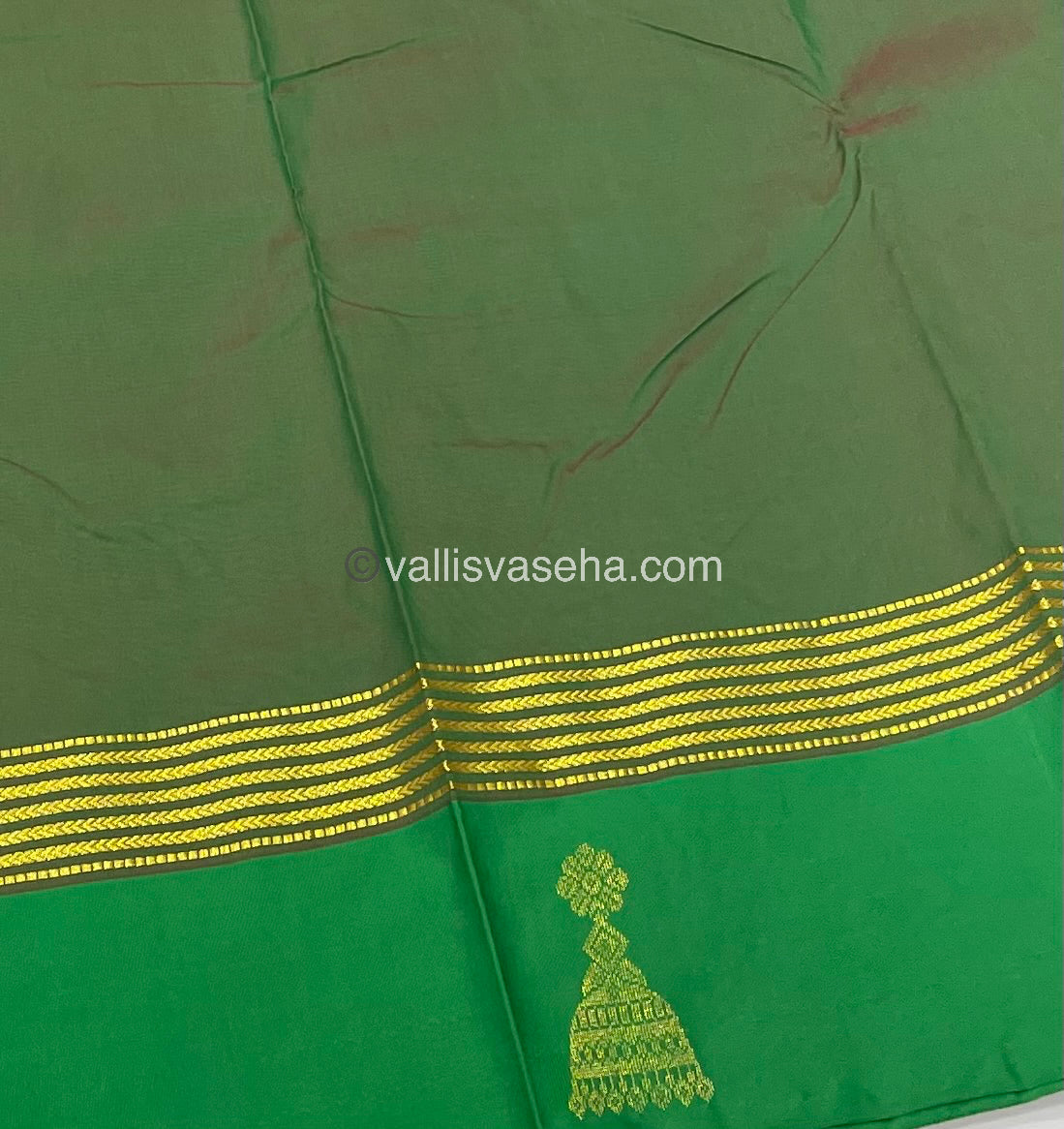 Semi Silk Saree - Kanchi Pattu Style - VVSSS004