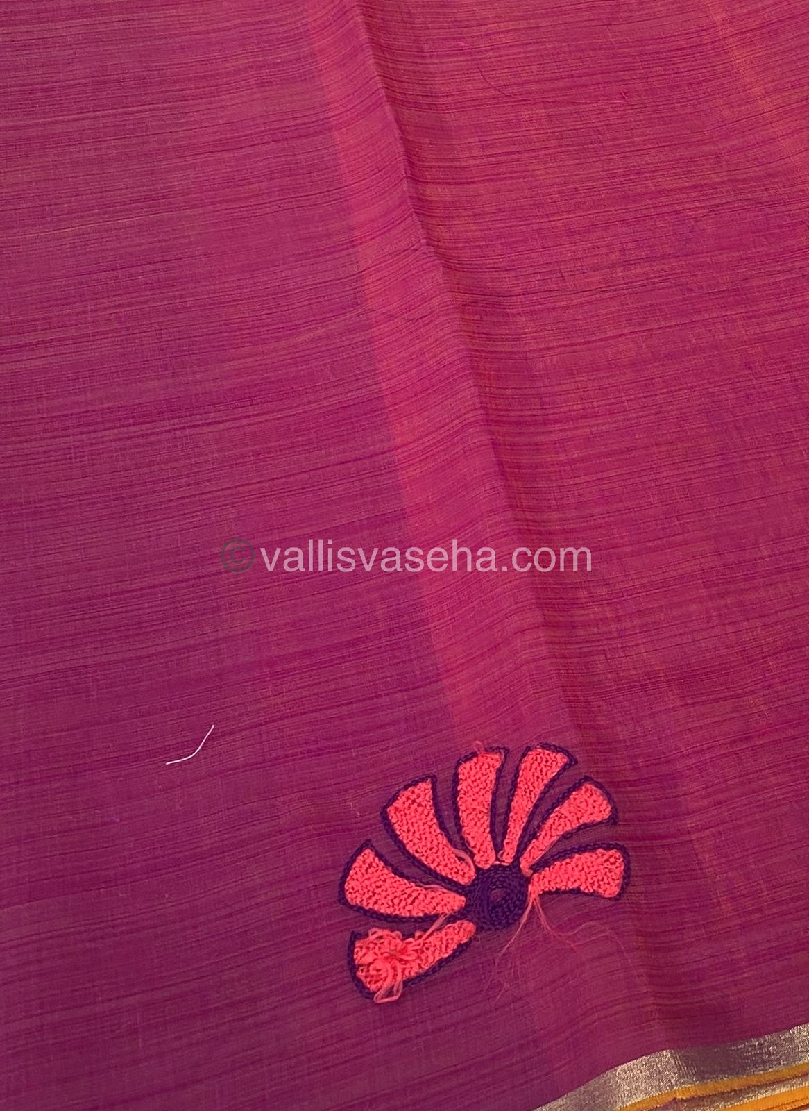 Linen Mixed Cotton Saree | Happy sale | 30% less - VVHS007