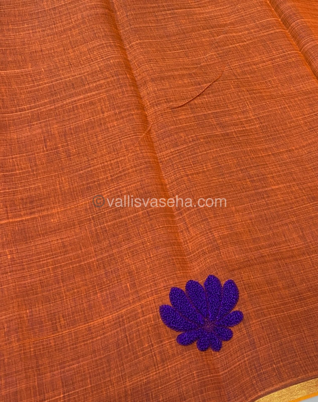 Linen Mixed Cotton Saree | Happy sale | 30% less - VVHS007