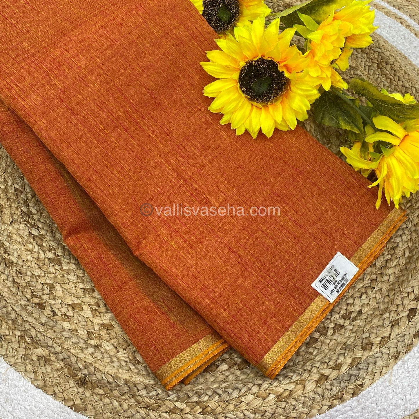 Linen Mixed Cotton Saree | Happy sale | 30% less - VVHS007