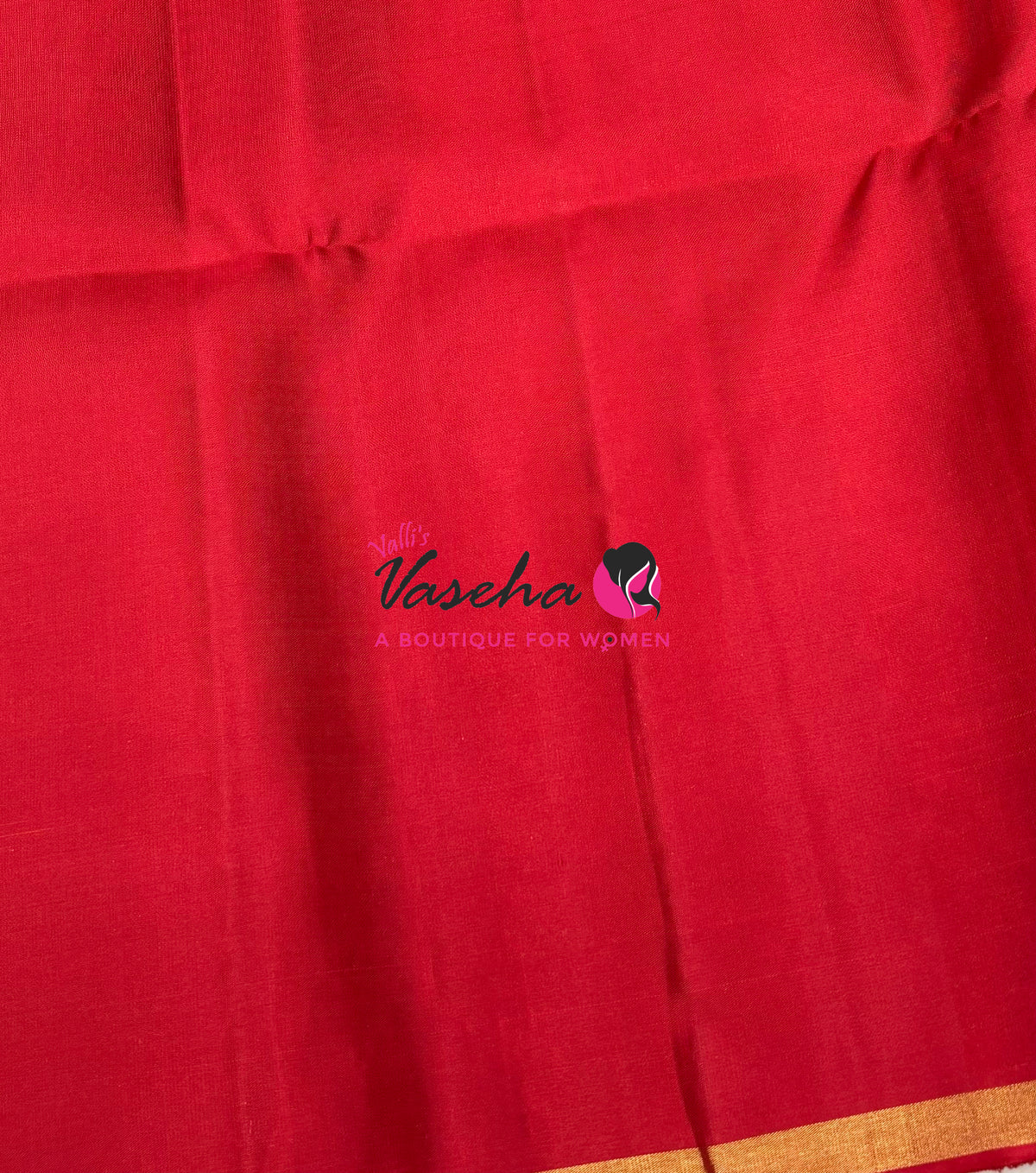Pure Soft Silk Saree - Red Shade - VVPSS163