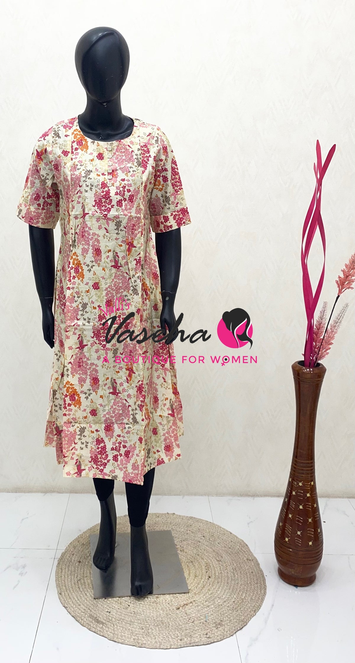 Ready Made - Nye Viscose Silk - Anarkali Kurti - VVRK011