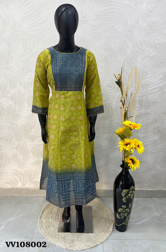 Ready Made - Shimmer Semi Anarkali - Happy Sale - 30% less - VVHS009
