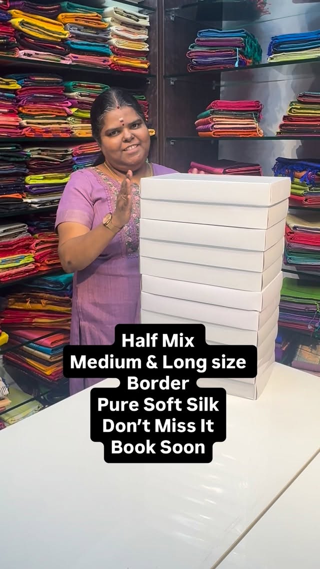 November Special - Half Mix Soft Silk | Flat 5% less now 

Vallisva...