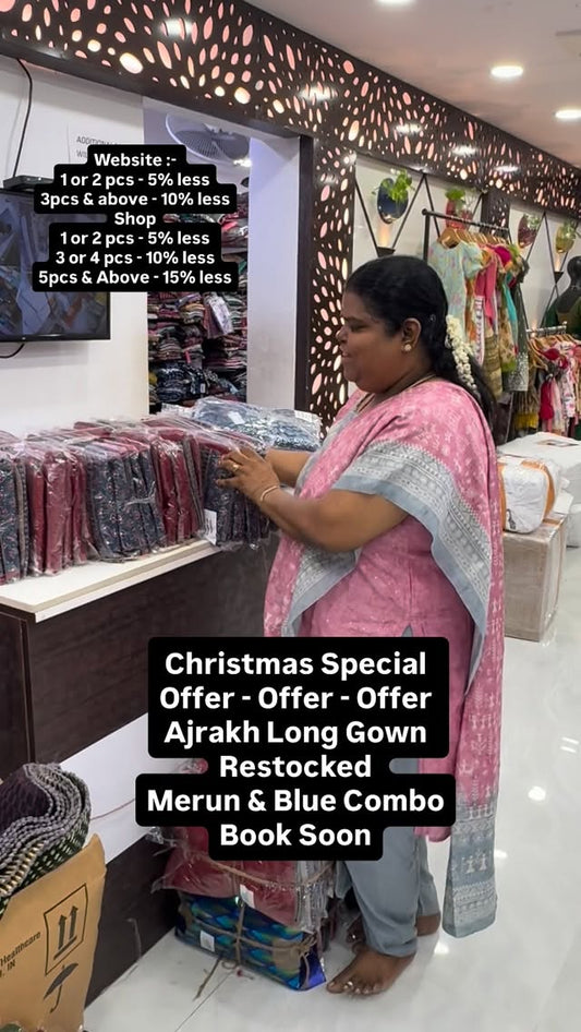 Christmas Special -  Only For Readymades :- Offer Valid Till Nov 30...