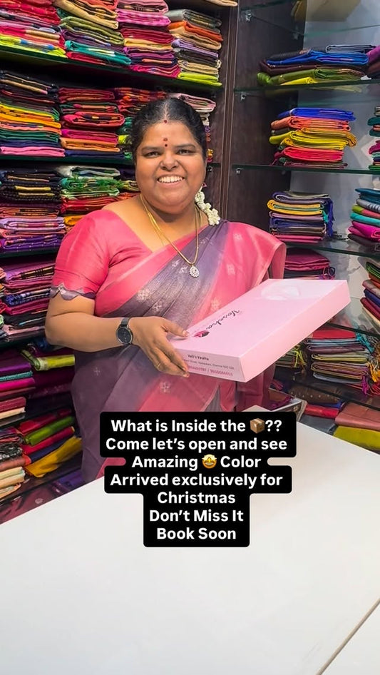 Christmas Special - Vintage Kanchipuram Silk Saree - Evoking Memori...