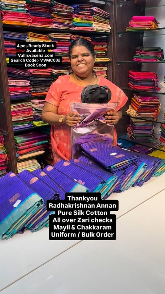 19 Sarees - Thankyou Radhakrishnan Annan - Thankyou for placing Uni...
