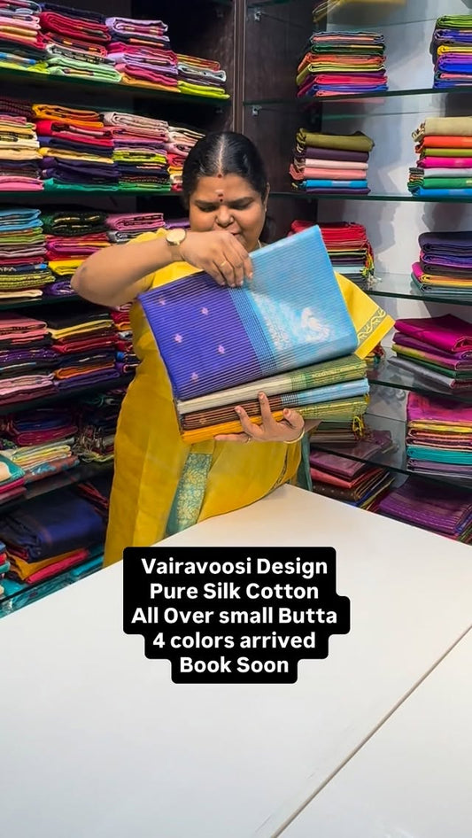 Christmas 🎅 Special edition of Pure Silk Cotton Saree | Vaira Voos...