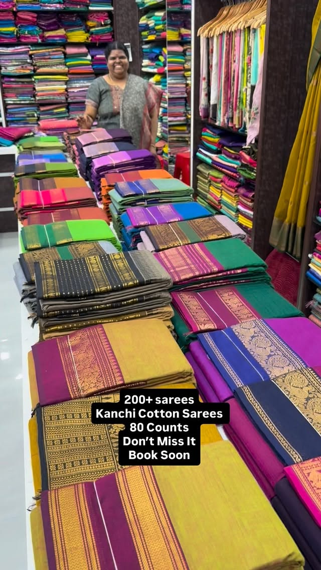 Pure Kanchi Cotton Saree | Good for gifting 

Vallisvaseha.com
Sear...
