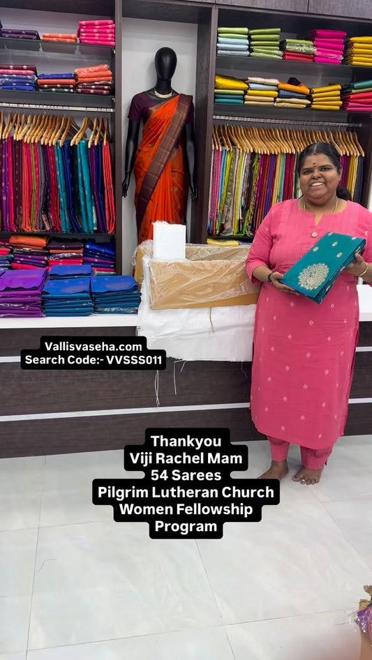 54 - Sarees -Thankyou Viji Rachel - Pilgrim Lutheran church - Women...