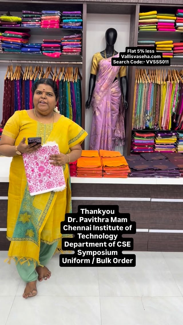 65 - Sarees -Dr. Pavithra Mam - Chennai Institute of Technology - D...