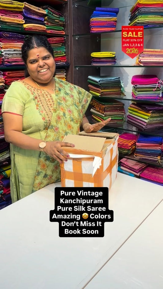 Pure Kanchipuram Silk Saree | Vintage Style 

Vallisvaseha.com
Sear...