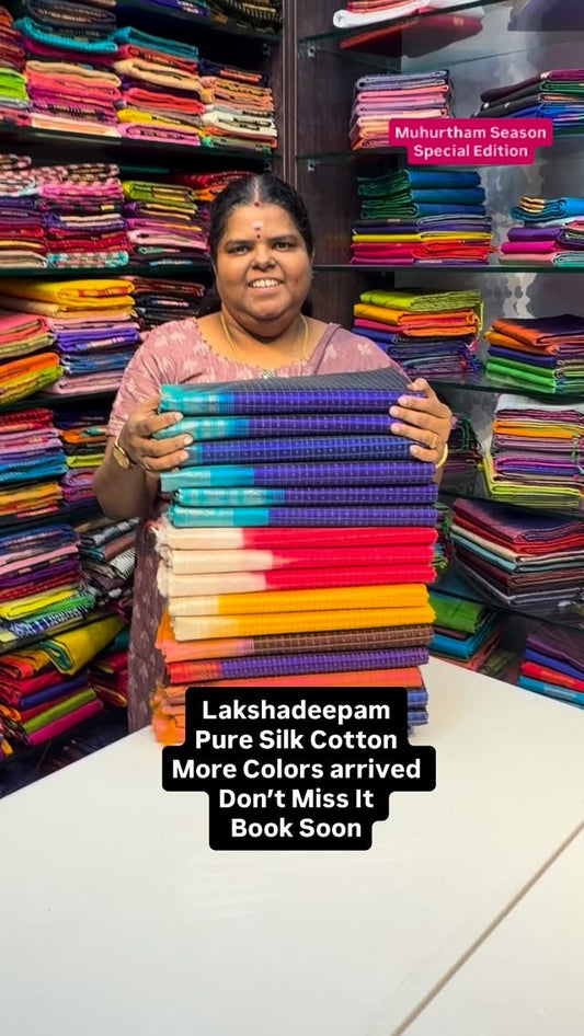 Muhurtham Season - Special Edition - Flat 5% less
Lakshadeepam Desi...