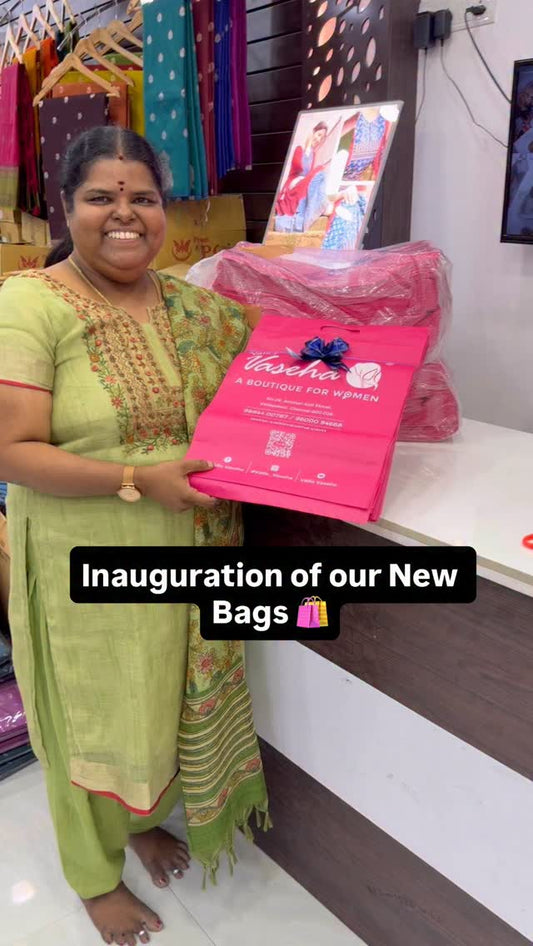 Inauguration of our new bags 🛍️