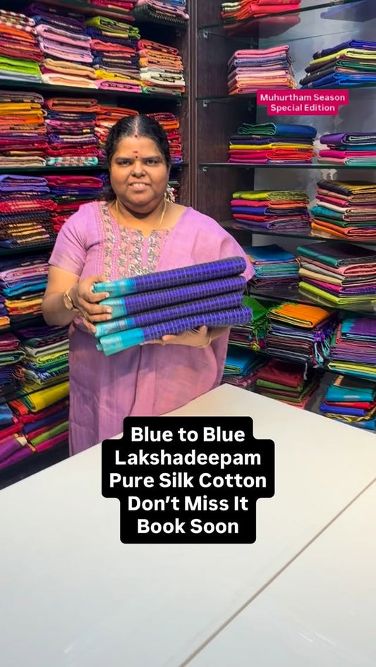 Lakshadeepam Design | Pure Silk Cotton | Book soon

vallisvaseha.co...