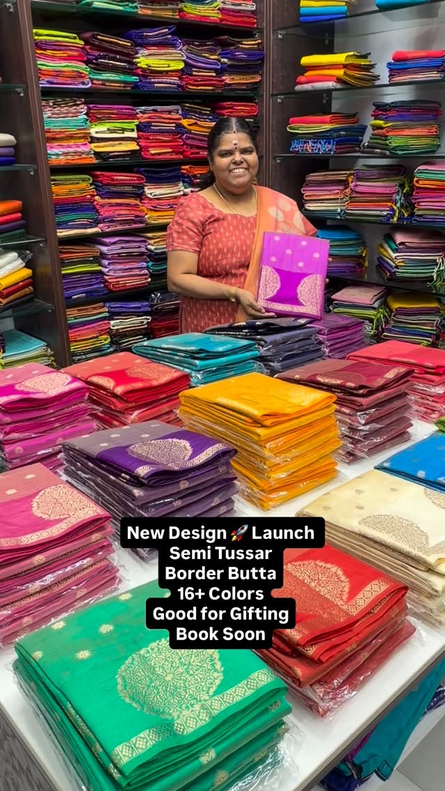 Semi Tussar - Good for gifting - Book Soon - Flat 5% less

Vallisva...