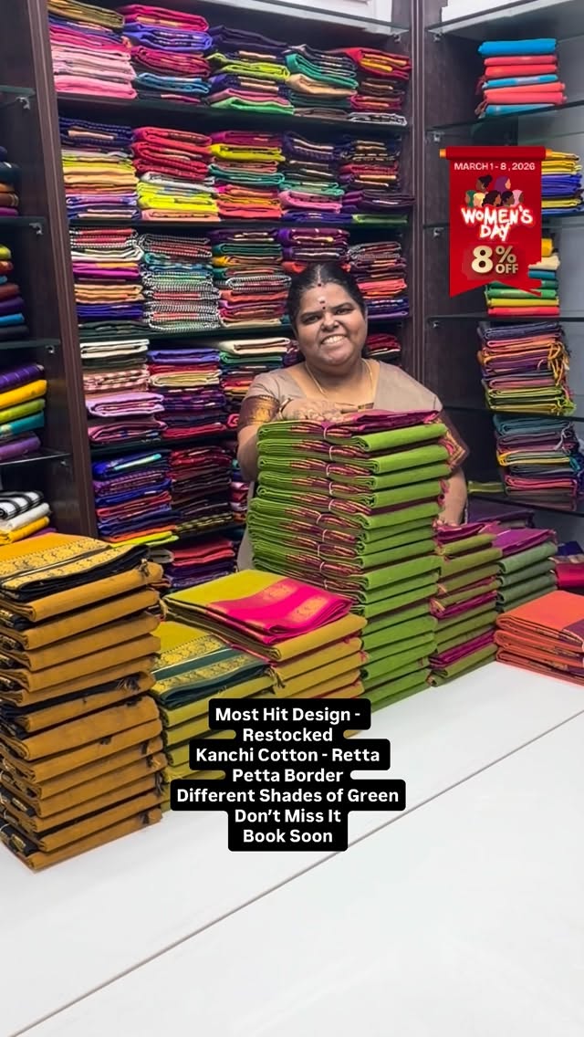 Kanchi Cotton - Most hit design - We have stacked- Don’t Miss It - ...