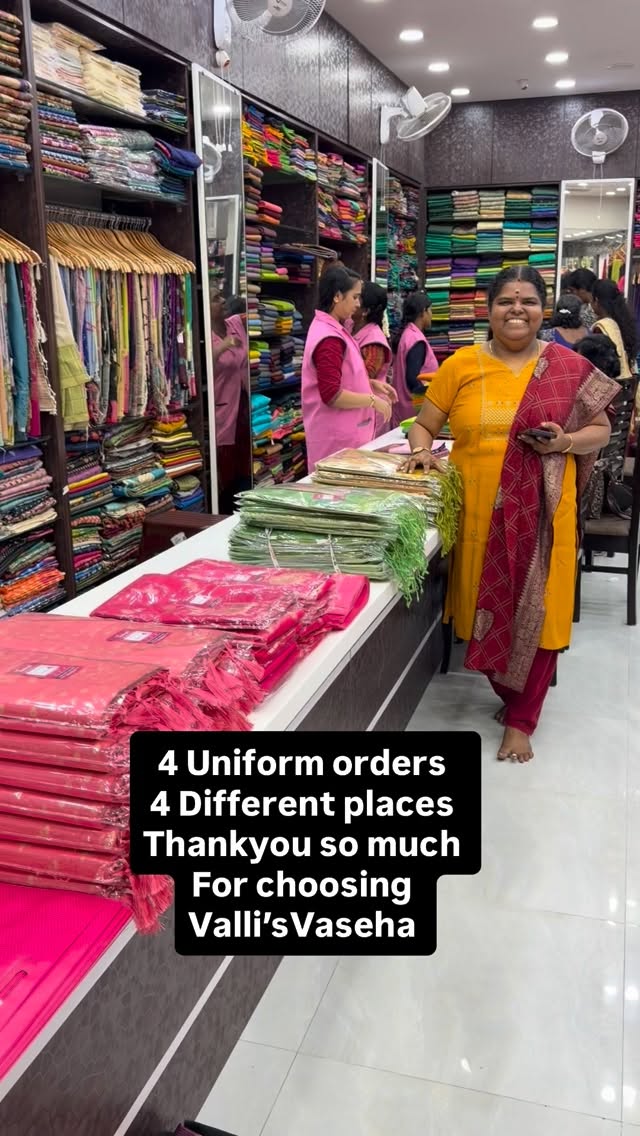 4 Uniform orders - 4 Different places - Thankyou so much For choosi...