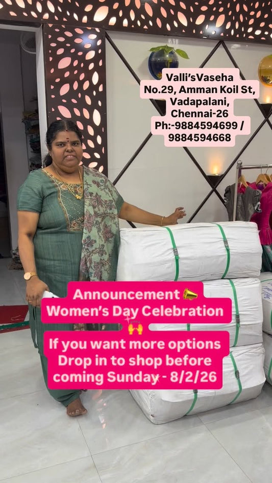 Announcement 📣 Women’s Day Celebration 🙌 
If you want more option...