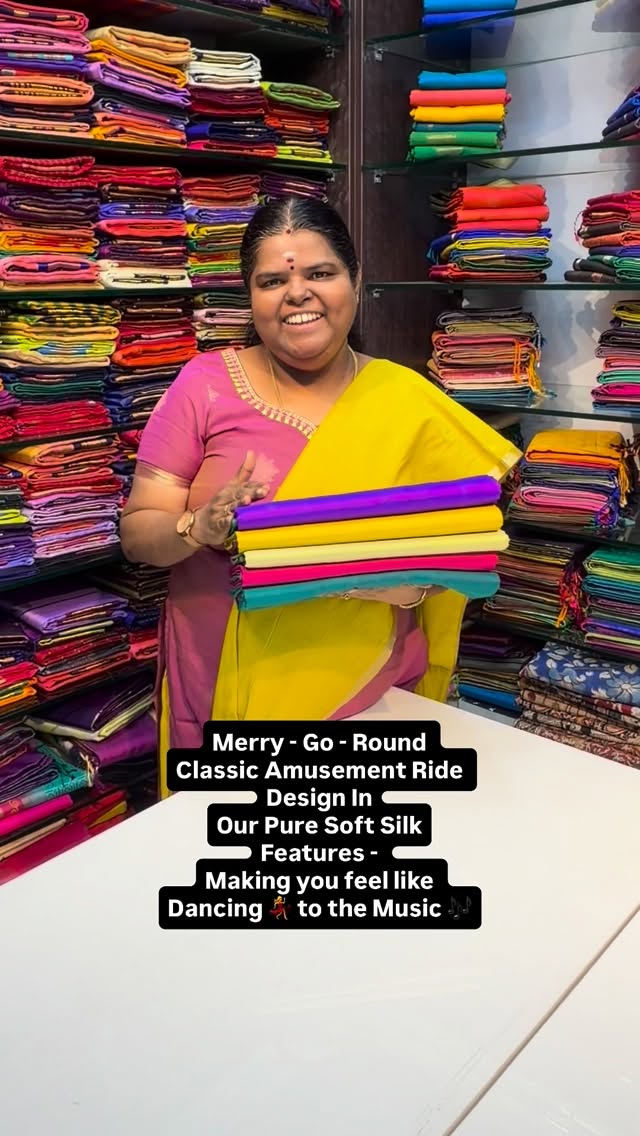 Merry Go Round - Design - Pure Soft Silk - Book Soon | Flat 5% less...