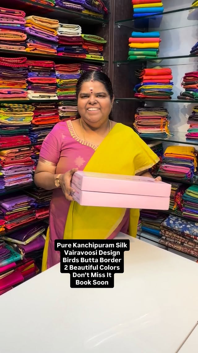 Pure Kanchipuram Silk | Flat 5% less 

Vallisvaseha.com
Search Code...