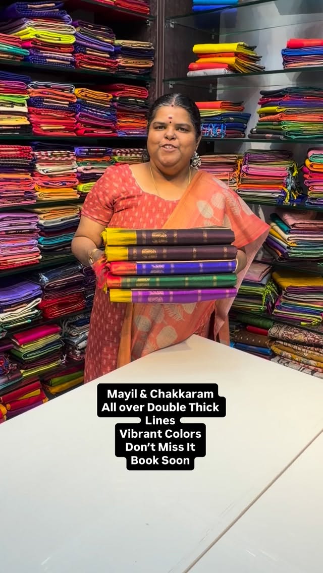Mayil & Chakkaram | Pure Silk Cotton | Book soon 

vallisvaseha.com...