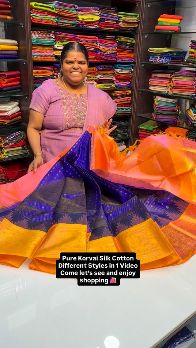 Korvai - Different Style - Pure Silk Cotton - Flat 5% less - Book S...