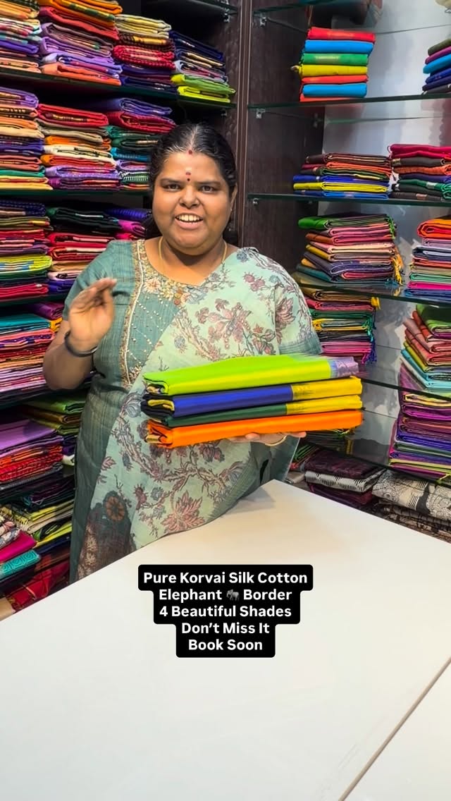 Korvai - Different Style - Pure Silk Cotton - Flat 5% less - Book S...