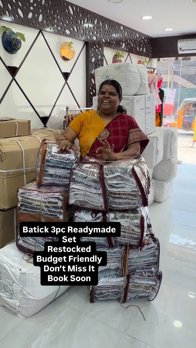 Summer is back - So - We are Back here with Readymade Batick 3 pc s...