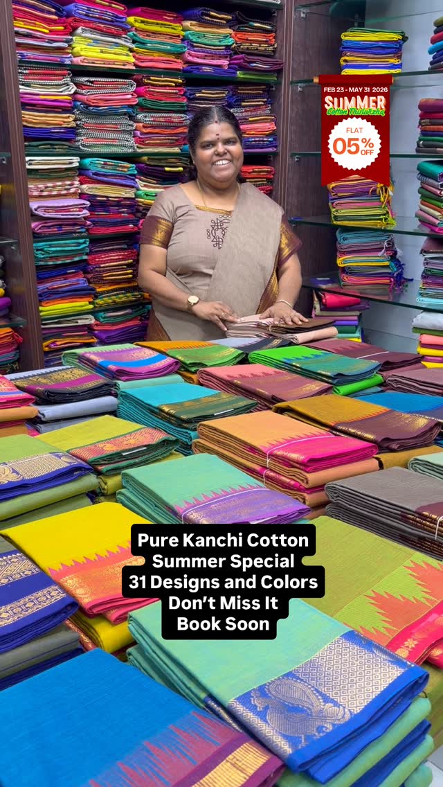 Kanchi Cotton - Summer Special - Flat 5% less Now Don’t Miss It - B...