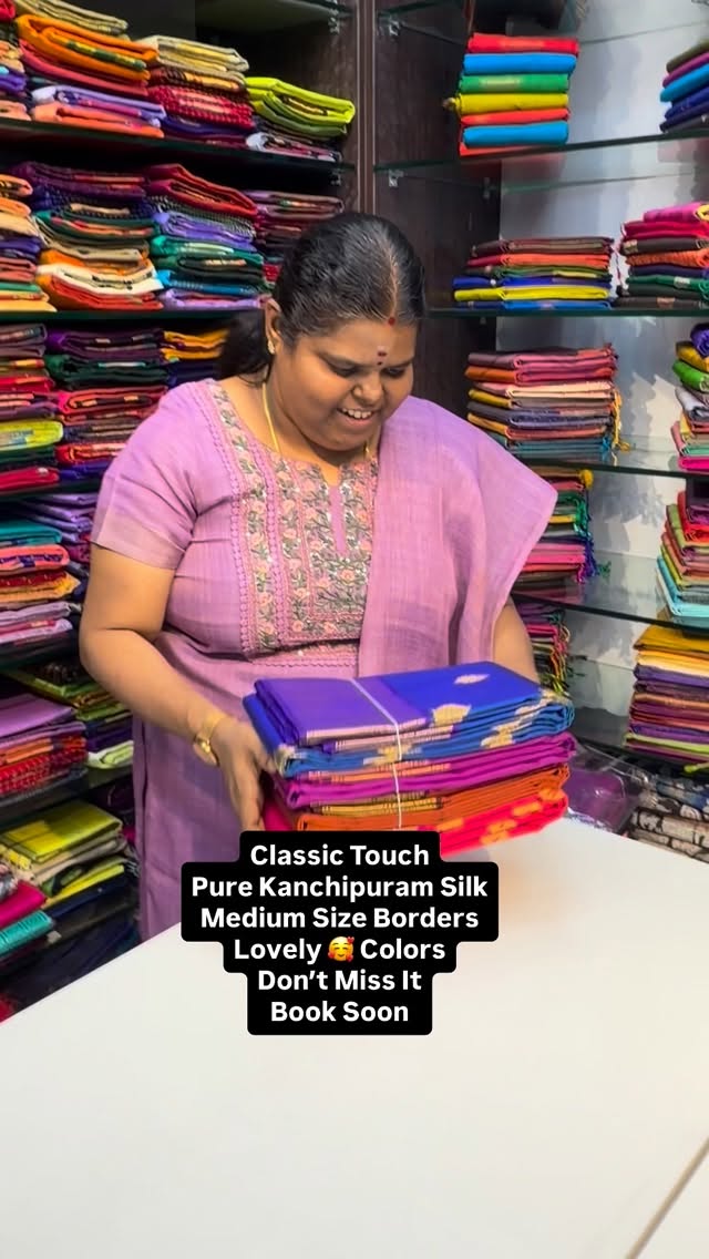 Classic & Trendy Kanchipuram Saree - its beauty is Undeniable!
Pure...