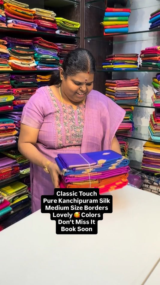 Classic & Trendy Kanchipuram Saree - its beauty is Undeniable!
Pure...