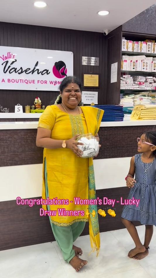 Congratulations 🙌- Women’s Day - Lucky Draw Winners - 2026….
#vall...